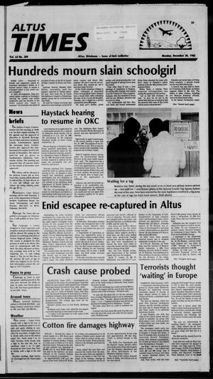 Altus Times (Altus, Okla.), Vol. 63, No. 309, Ed. 1 Monday, December 30, 1985