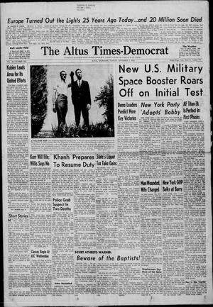 The Altus Times-Democrat (Altus, Okla.), Vol. 38, No. 283, Ed. 1 Tuesday, September 1, 1964