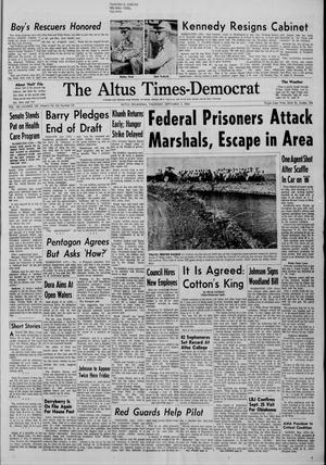 The Altus Times-Democrat (Altus, Okla.), Vol. 38, No. 285, Ed. 1 Thursday, September 3, 1964