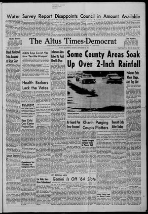 The Altus Times-Democrat (Altus, Okla.), Vol. 38, No. 295, Ed. 1 Tuesday, September 15, 1964