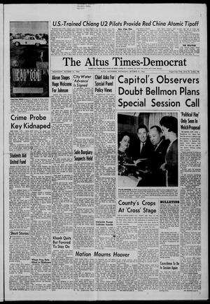 The Altus Times-Democrat (Altus, Okla.), Vol. [38], No. [326], Ed. 1 Wednesday, October 21, 1964