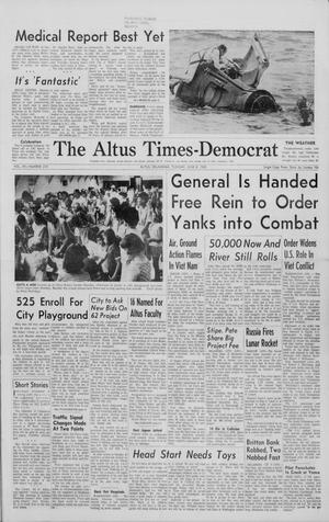 The Altus Times-Democrat (Altus, Okla.), Vol. 39, No. 210, Ed. 1 Tuesday, June 8, 1965