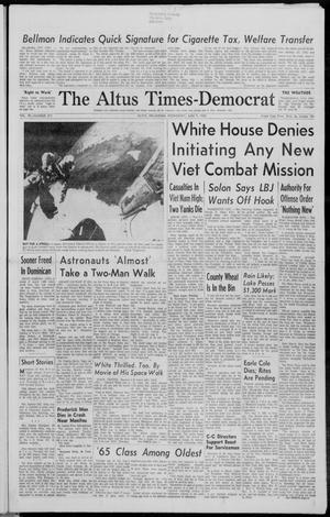 The Altus Times-Democrat (Altus, Okla.), Vol. 39, No. 211, Ed. 1 Wednesday, June 9, 1965