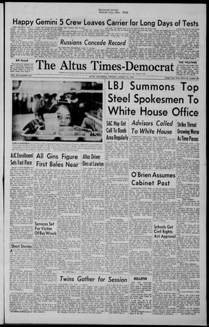 The Altus Times-Democrat (Altus, Okla.), Vol. 39, No. 281, Ed. 1 Monday, August 30, 1965