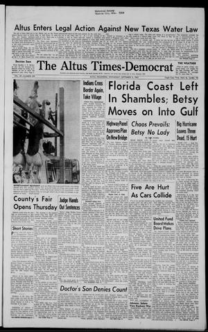 The Altus Times-Democrat (Altus, Okla.), Vol. 39, No. 289, Ed. 1 Wednesday, September 8, 1965