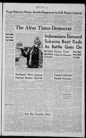 The Altus Times-Democrat (Altus, Okla.), Vol. 39, No. 312, Ed. 1 Tuesday, October 5, 1965
