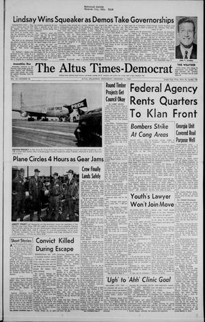 The Altus Times-Democrat (Altus, Okla.), Vol. 40, No. 25, Ed. 1 Wednesday, November 3, 1965