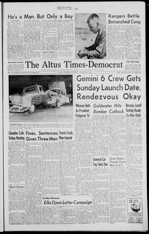 The Altus Times-Democrat (Altus, Okla.), Vol. 40, No. 56, Ed. 1 Thursday, December 9, 1965