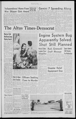 The Altus Times-Democrat (Altus, Okla.), Vol. 40, No. 59, Ed. 1 Monday, December 13, 1965