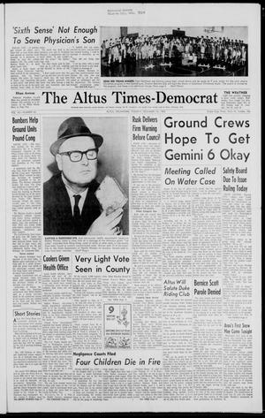 The Altus Times-Democrat (Altus, Okla.), Vol. 40, No. 60, Ed. 1 Tuesday, December 14, 1965