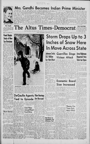 The Altus Times-Democrat (Altus, Okla.), Vol. 40, No. 90, Ed. 1 Wednesday, January 19, 1966