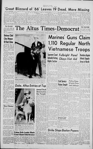 The Altus Times-Democrat (Altus, Okla.), Vol. 40, No. 31, Ed. 1 Monday, March 7, 1966