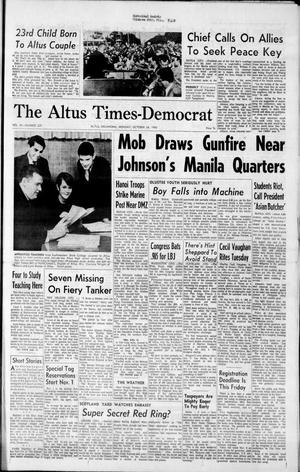 The Altus Times-Democrat (Altus, Okla.), Vol. 40, No. 229, Ed. 1 Monday, October 24, 1966