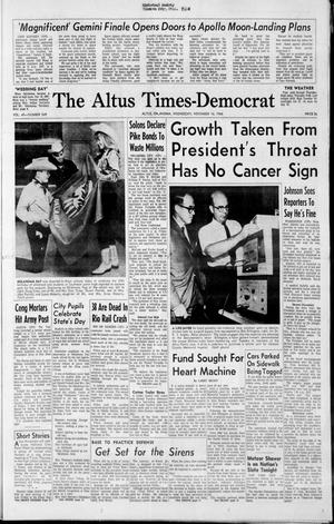 The Altus Times-Democrat (Altus, Okla.), Vol. 40, No. 249, Ed. 1 Wednesday, November 16, 1966
