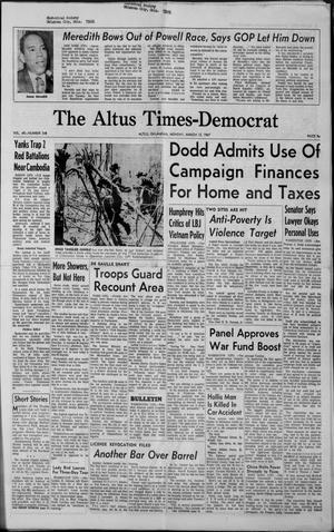 The Altus Times-Democrat (Altus, Okla.), Vol. 40, No. 348, Ed. 1 Monday, March 13, 1967