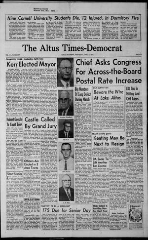 The Altus Times-Democrat (Altus, Okla.), Vol. 41, No. 57, Ed. 1 Wednesday, April 5, 1967