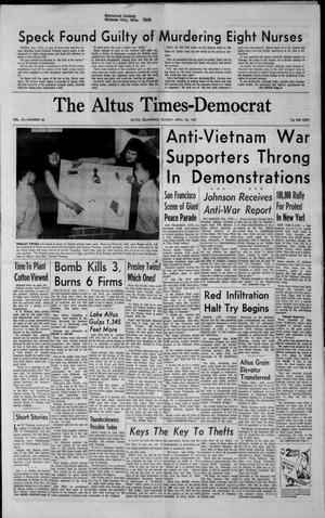 The Altus Times-Democrat (Altus, Okla.), Vol. 41, No. 66, Ed. 1 Sunday, April 16, 1967