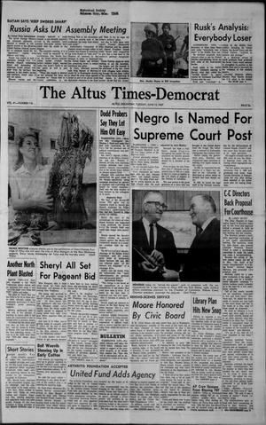 The Altus Times-Democrat (Altus, Okla.), Vol. 41, No. 116, Ed. 1 Tuesday, June 13, 1967