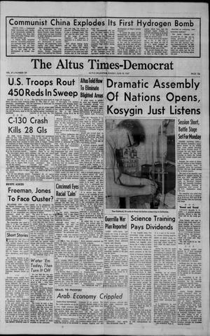 The Altus Times-Democrat (Altus, Okla.), Vol. 41, No. 120, Ed. 1 Sunday, June 18, 1967