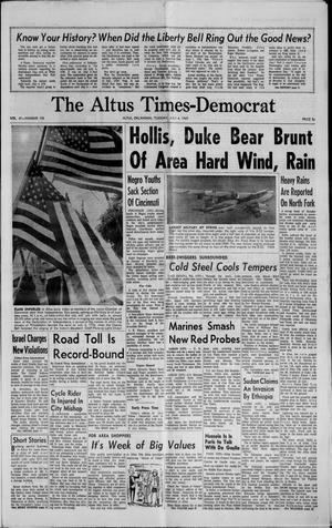 The Altus Times-Democrat (Altus, Okla.), Vol. 41, No. 134, Ed. 1 Tuesday, July 4, 1967