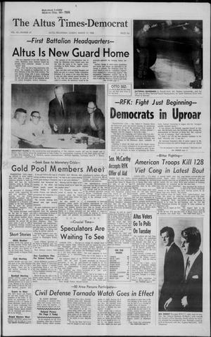 The Altus Times-Democrat (Altus, Okla.), Vol. 42, No. 67, Ed. 1 Sunday, March 17, 1968