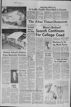 Primary view of object titled 'The Altus Times-Democrat (Altus, Okla.), Vol. 42, No. 298, Ed. 1 Wednesday, December 18, 1968'.