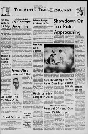 The Altus Times-Democrat (Altus, Okla.), Vol. 43, No. 177, Ed. 1 Tuesday, July 29, 1969