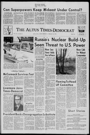 The Altus Times-Democrat (Altus, Okla.), Vol. 44, No. 38, Ed. 1 Wednesday, February 18, 1970