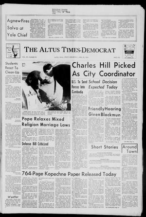 The Altus Times-Democrat (Altus, Okla.), Vol. 44, No. 99, Ed. 1 Wednesday, April 29, 1970