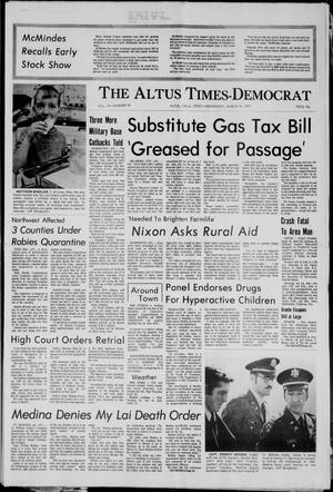 Primary view of object titled 'The Altus Times-Democrat (Altus, Okla.), Vol. 45, No. 56, Ed. 1 Wednesday, March 10, 1971'.