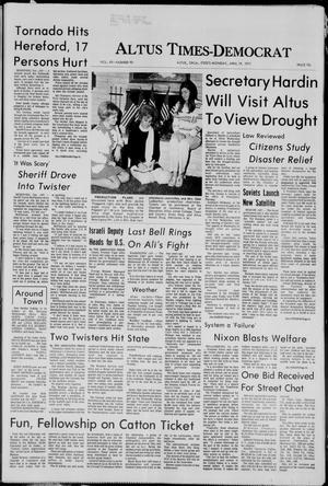 The Altus Times-Democrat (Altus, Okla.), Vol. 45, No. 90, Ed. 1 Monday, April 19, 1971