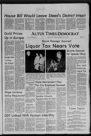 Altus Times-Democrat (Altus, Okla.), Vol. 45, No. 110, Ed. 1 Wednesday, May 12, 1971