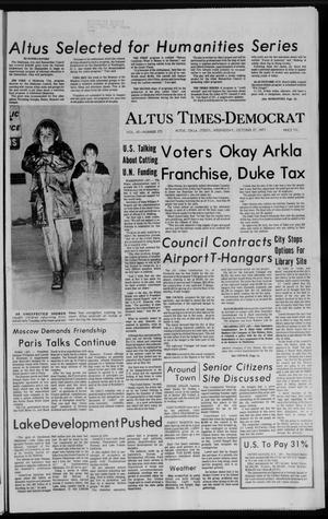 Primary view of Altus Times-Democrat (Altus, Okla.), Vol. 45, No. 273, Ed. 1 Wednesday, October 27, 1971