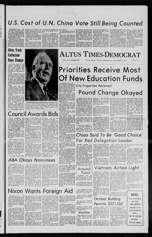 Altus Times-Democrat (Altus, Okla.), Vol. 45, No. 279, Ed. 1 Wednesday, November 3, 1971