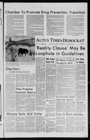 Altus Times-Democrat (Altus, Okla.), Vol. 45, No. 285, Ed. 1 Wednesday, November 10, 1971