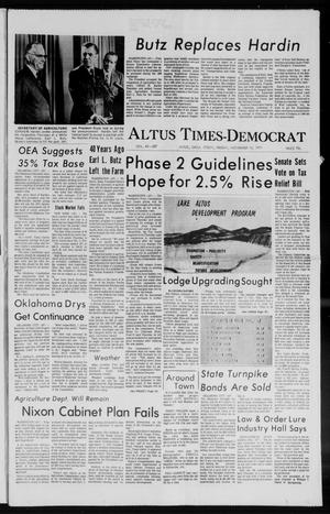 Altus Times-Democrat (Altus, Okla.), Vol. 45, No. 287, Ed. 1 Friday, November 12, 1971
