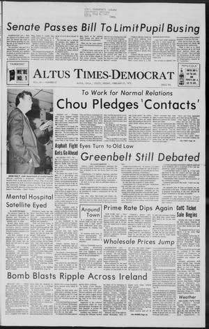 Altus Times-Democrat (Altus, Okla.), Vol. 46, No. 63, Ed. 1 Friday, February 25, 1972
