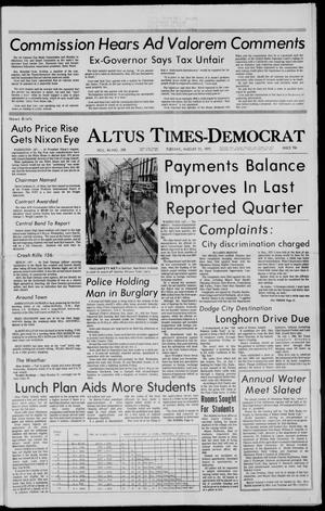 Altus Times-Democrat (Altus, Okla.), Vol. 46, No. 208, Ed. 1 Tuesday, August 15, 1972