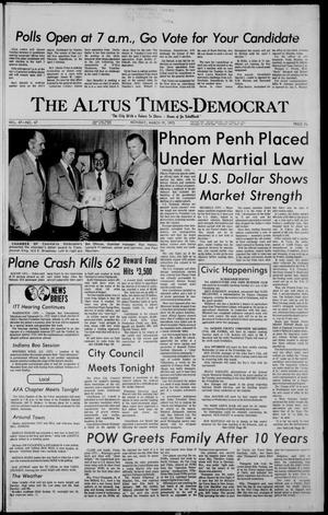 The Altus Times-Democrat (Altus, Okla.), Vol. 47, No. 67, Ed. 1 Monday, March 19, 1973