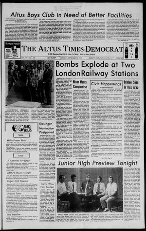 The Altus Times-Democrat (Altus, Okla.), Vol. 47, No. 219, Ed. 1 Monday, September 10, 1973