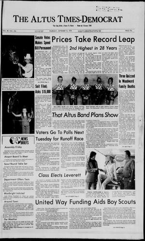 The Altus Times-Democrat (Altus, Okla.), Vol. 48, No. 216, Ed. 1 Thursday, September 12, 1974