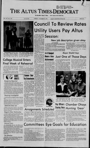 The Altus Times-Democrat (Altus, Okla.), Vol. 48, No. 275, Ed. 1 Tuesday, November 19, 1974