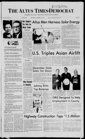 The Altus Times-Democrat (Altus, Okla.), Vol. 49, No. 43, Ed. 1 Wednesday, February 19, 1975