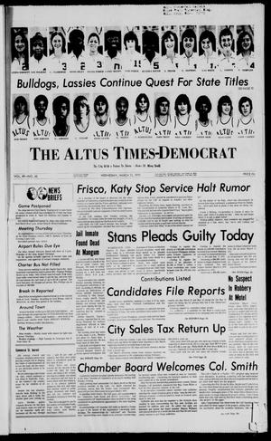 The Altus Times-Democrat (Altus, Okla.), Vol. 49, No. 63, Ed. 1 Wednesday, March 12, 1975