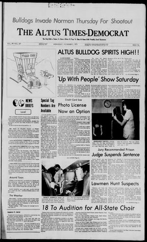 The Altus Times-Democrat (Altus, Okla.), Vol. 49, No. 267, Ed. 1 Wednesday, November 5, 1975