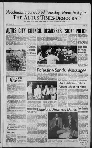 The Altus Times-Democrat (Altus, Okla.), Vol. 51, No. 175, Ed. 1 Monday, August 8, 1977