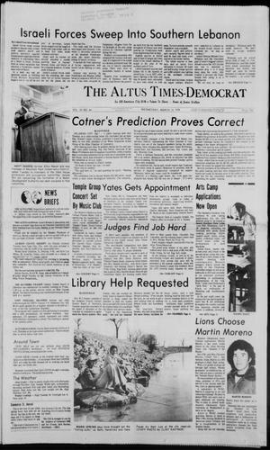 The Altus Times-Democrat (Altus, Okla.), Vol. 52, No. 64, Ed. 1 Wednesday, March 15, 1978
