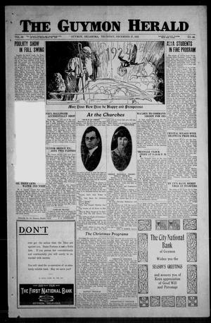 Primary view of object titled 'The Guymon Herald (Guymon, Okla.), Vol. 33, No. 44, Ed. 1 Thursday, December 27, 1923'.