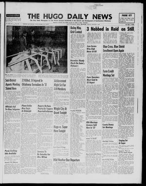 Primary view of object titled 'The Hugo Daily News (Hugo, Okla.), Vol. 42, No. 189, Ed. 1 Friday, January 3, 1958'.