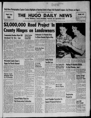 Primary view of object titled 'The Hugo Daily News (Hugo, Okla.), Vol. 42, No. 312, Ed. 1 Tuesday, May 27, 1958'.